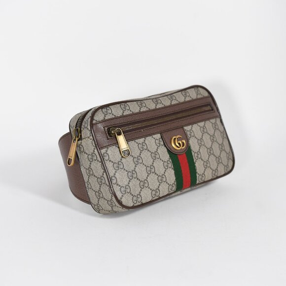 Gucci GG Supreme Ophidia Belt Bag with Adjustable Strap Classic Web Stripe - Picture 6 of 13